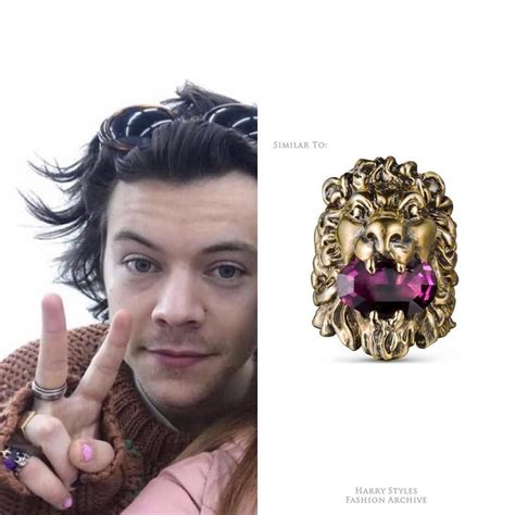 harry gucci ring|harry styles gucci hat.